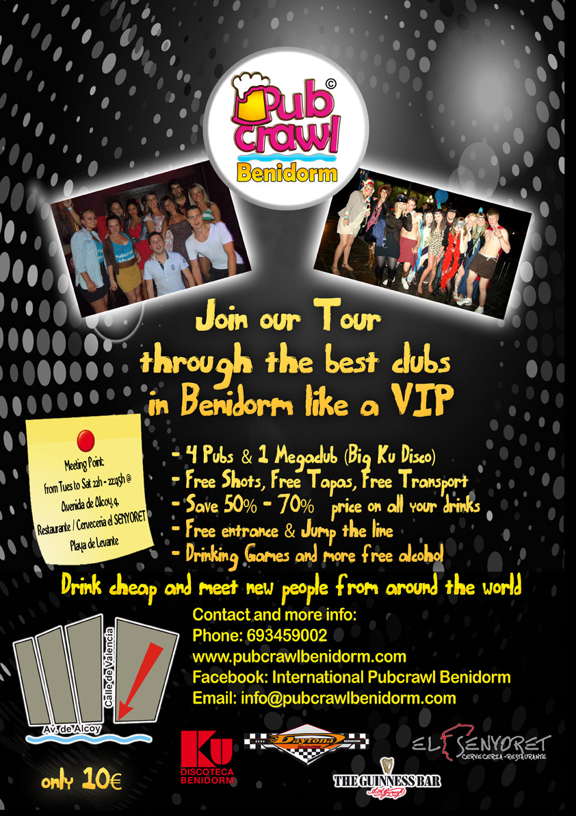 pubcrawl benidorm